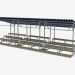 3d model Spectator grandstand (54 places) (7929) - preview