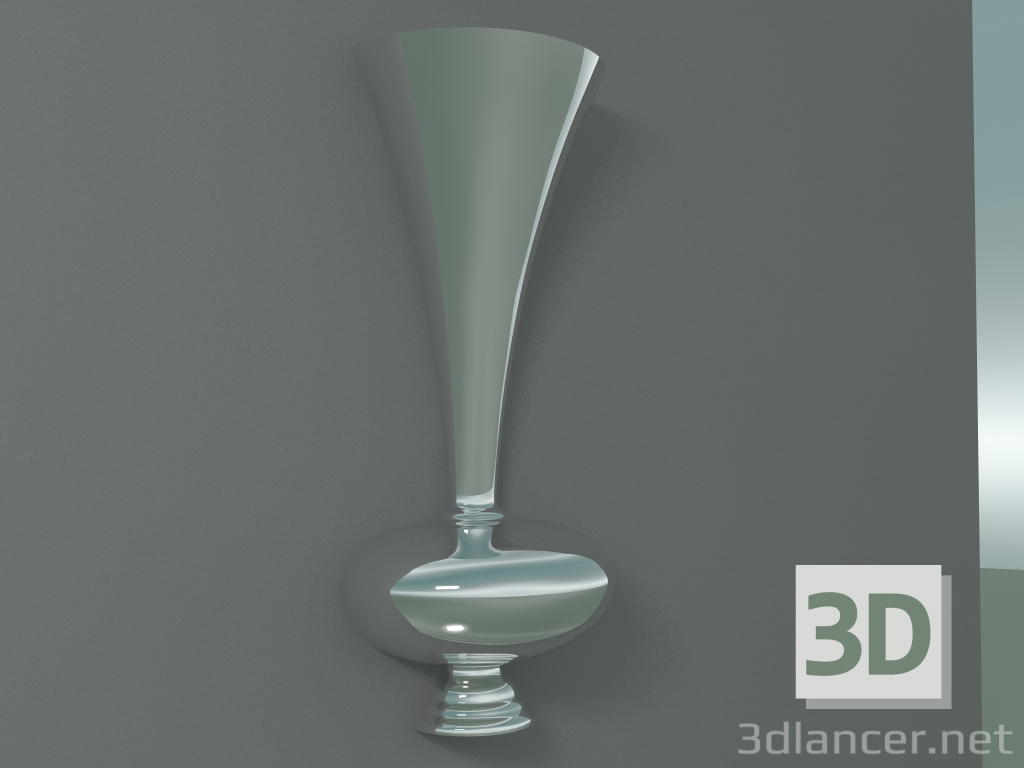 modello 3D Vaso Tromba Fifty (Platinum) - anteprima