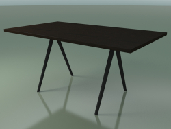 Rechteckiger Tisch 5431 (H 74 - 90x160 cm, Beine 180 °, furniert L21 wenge, V44)