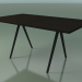 modèle 3D Table rectangulaire 5431 (H 74 - 90x160 cm, pieds 180 °, plaqué wengé L21, V44) - preview