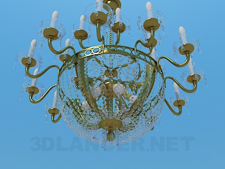 modelo 3D Araña de luces - escuchar modelo 3D Araña de luces - escuchar