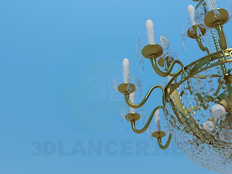 modelo 3D Araña de luces - escuchar modelo 3D Araña de luces - escuchar