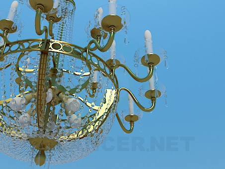 modelo 3D Araña de luces - escuchar modelo 3D Araña de luces - escuchar