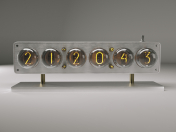 Часы на лампах ИН-4.IN4 Glow Tube Nixie Electron Tube Clock