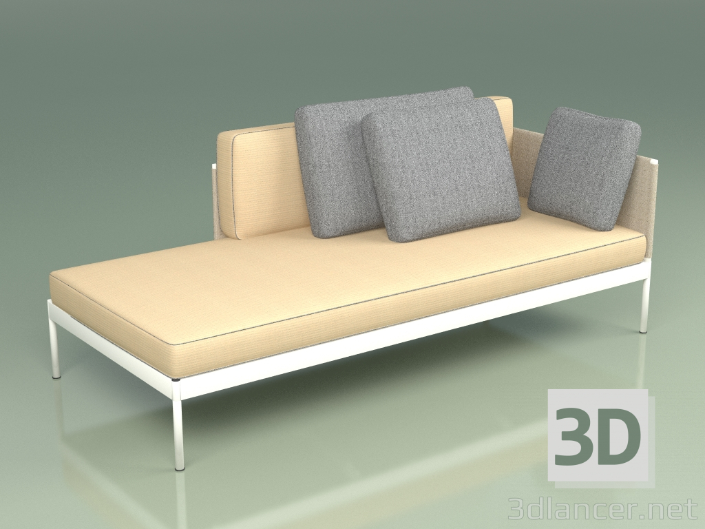 3D Modell Modulares Sofa (357 + 335, Option 2) - Vorschau
