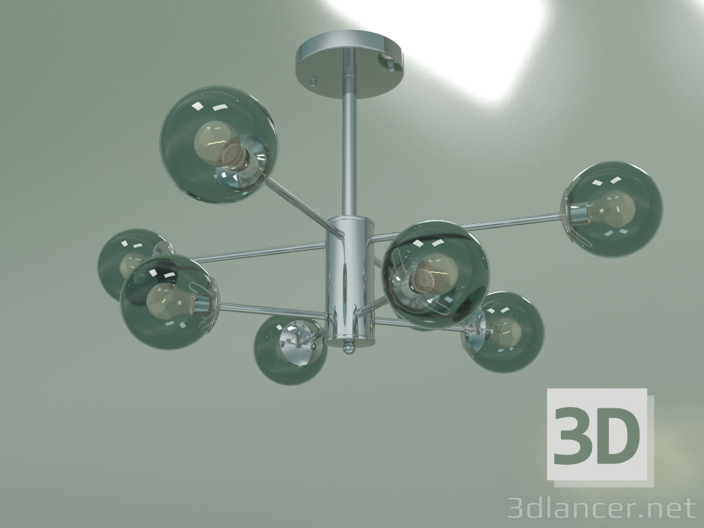 3D Modell Deckenleuchter Ascot 30166-8 (Chrom) - Vorschau