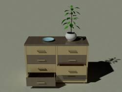 Dresser plant  комод растение