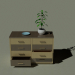 3D Şifonyer bitkisi modeli satın - render