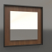 modello 3D Specchio ZL 18 (400x400, legno marrone chiaro, nero) - anteprima