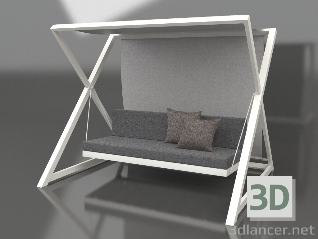 modèle 3D Balançoire de jardin (Gris agate) - preview