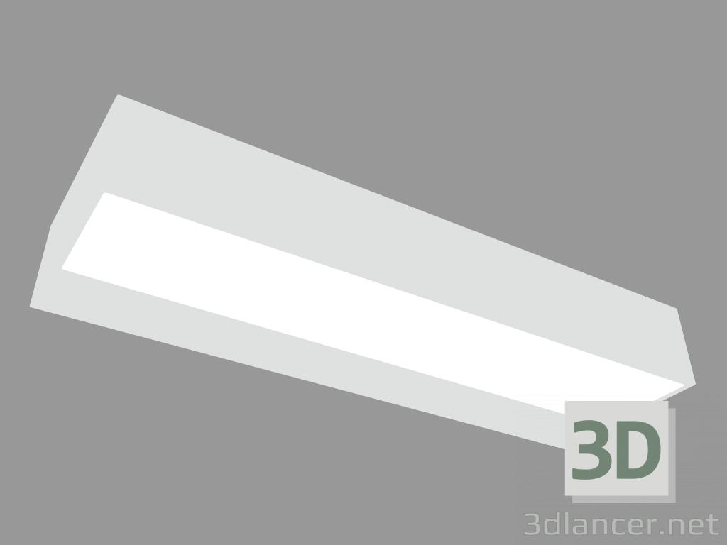 modello 3D Lampada da parete MINIPLAN HORIZONTAL SINGLE EMISSION (S3883W) - anteprima