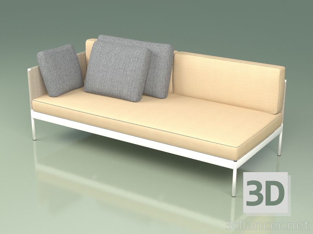 3D Modell Modulares Sofa (357 + 338, Option 2) - Vorschau