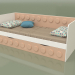 3D Modell Schlafsofa für Teenager mit 1 Schublade (Ginger) - Vorschau