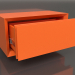 modèle 3D Armoire TM 011 (ouverte) (400x200x200, orange vif lumineux) - preview