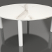 3d model Coffee table D 90 (White, DEKTON Aura) - preview