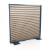 3d model Partition made of artificial wood and aluminum 150x150 (Teak, Gray blue) - preview