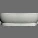 3d model Panel for asymmetric bathtubs LoveStory (L) - preview