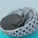 3D modeli Yuvarlak kanepe - önizleme