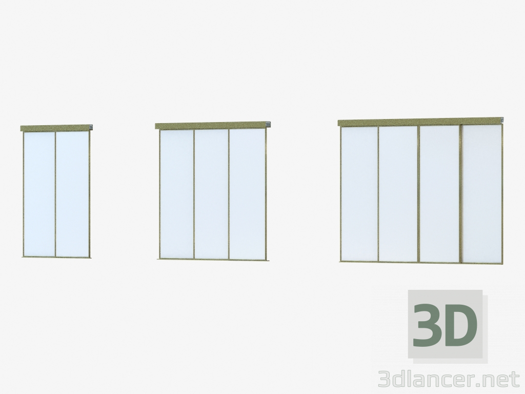 3D modeli Oda içi bölüm A4 - önizleme