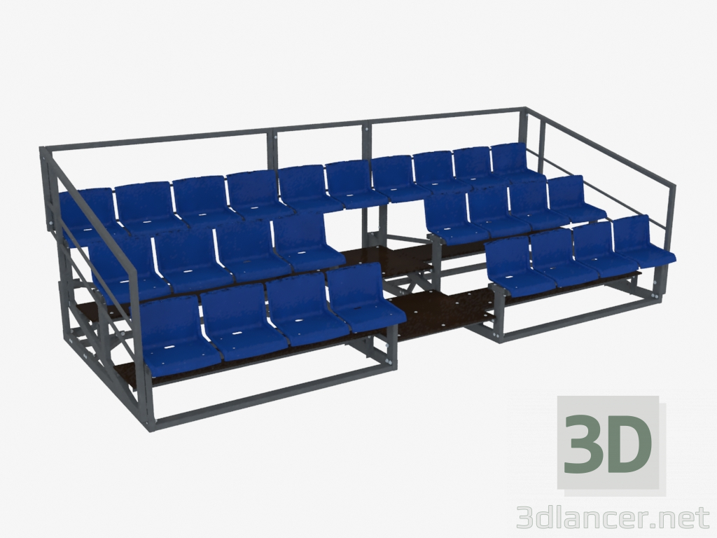 3D modeli Seyirci tribün (7927) - önizleme