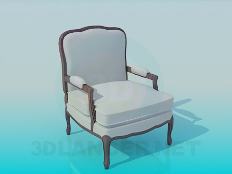 3d model Armchair - preview 3d model Armchair - preview