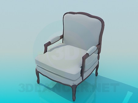 3d model Armchair - preview 3d model Armchair - preview