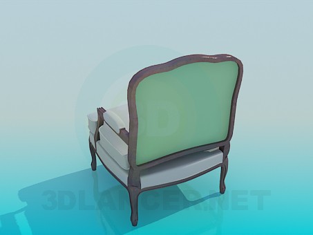 3d model Armchair - preview 3d model Armchair - preview