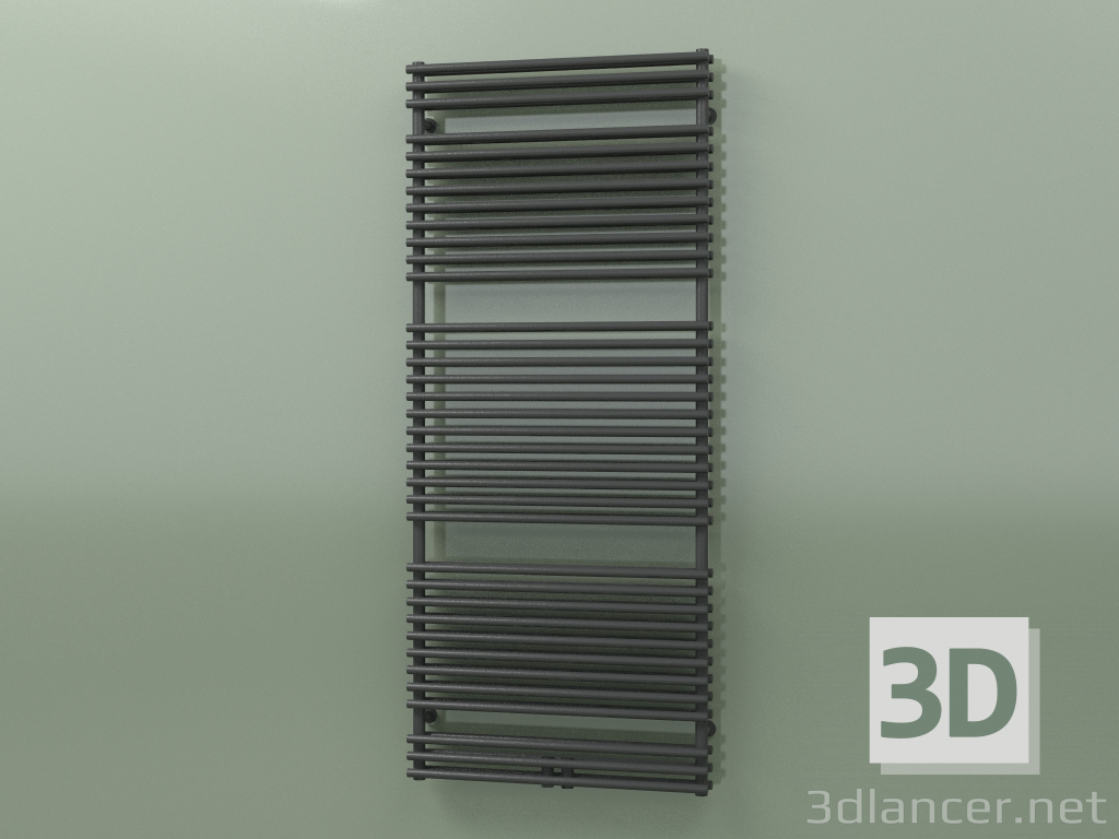 3D modeli Isıtmalı havlu askısı - Apia (1764 x 750, RAL - 9005) - önizleme