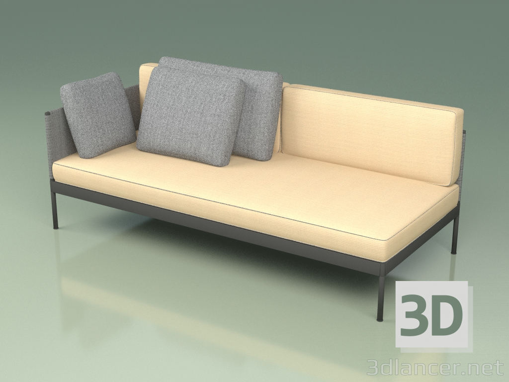 3d model Modular sofa (357 + 338, option 1) - preview