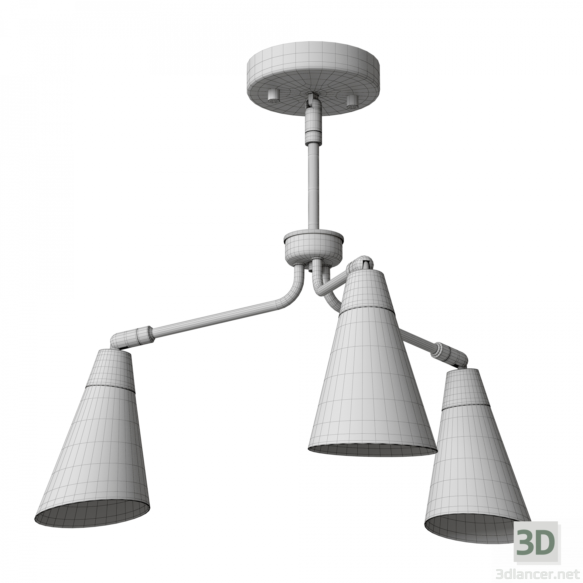 modèle 3D de Lampe Dalisia acheter - rendu