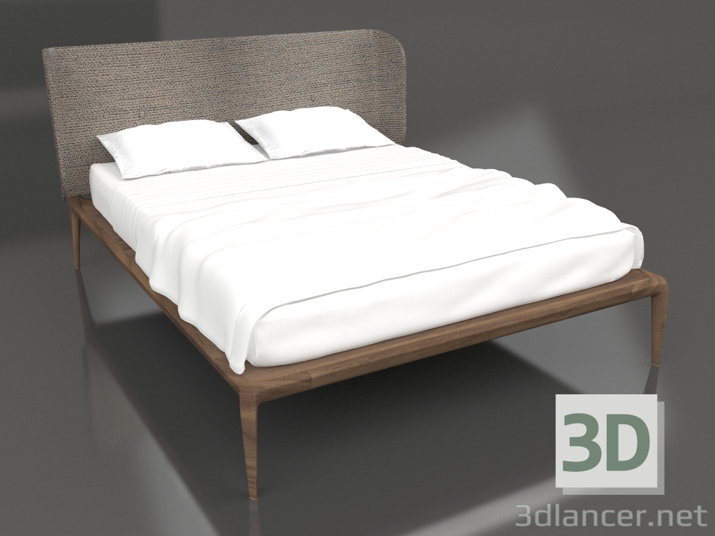 3D modeli Çift kişilik yatak Sweet Dreams doğu kraliçesi - önizleme