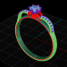 3d модель кольцо обручальное – превью