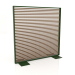 3d model Partition made of artificial wood and aluminum 150x150 (Teak, Bottle green) - preview