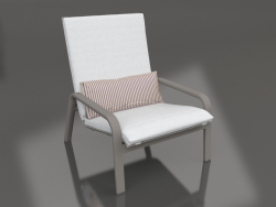 Крісло для відпочинку з високою спинкою (Quartz grey)