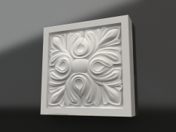 Decorative element gypsum DE 029 (100x100x28)