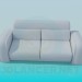 3D Modell Sofa - Vorschau