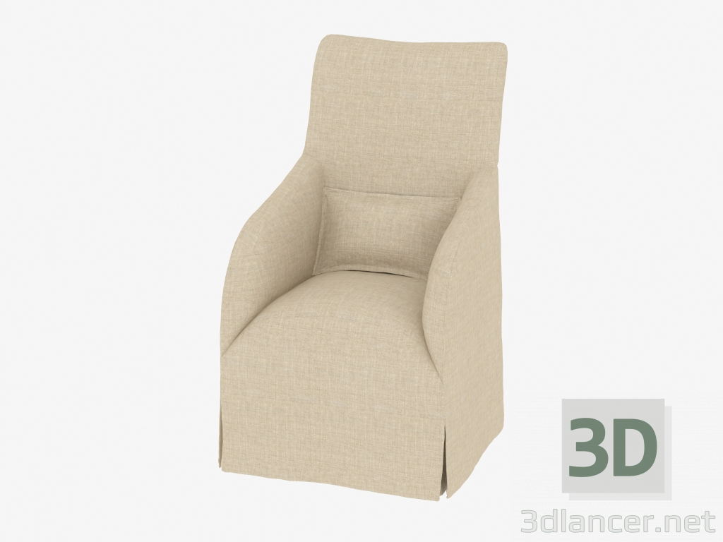 3d model silla de comedor FLANDIA BRAZO SILLA (8826.1004.A015.A) - vista previa