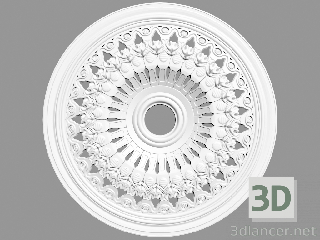 3D modeli Tavan çıkışı (P48) - önizleme