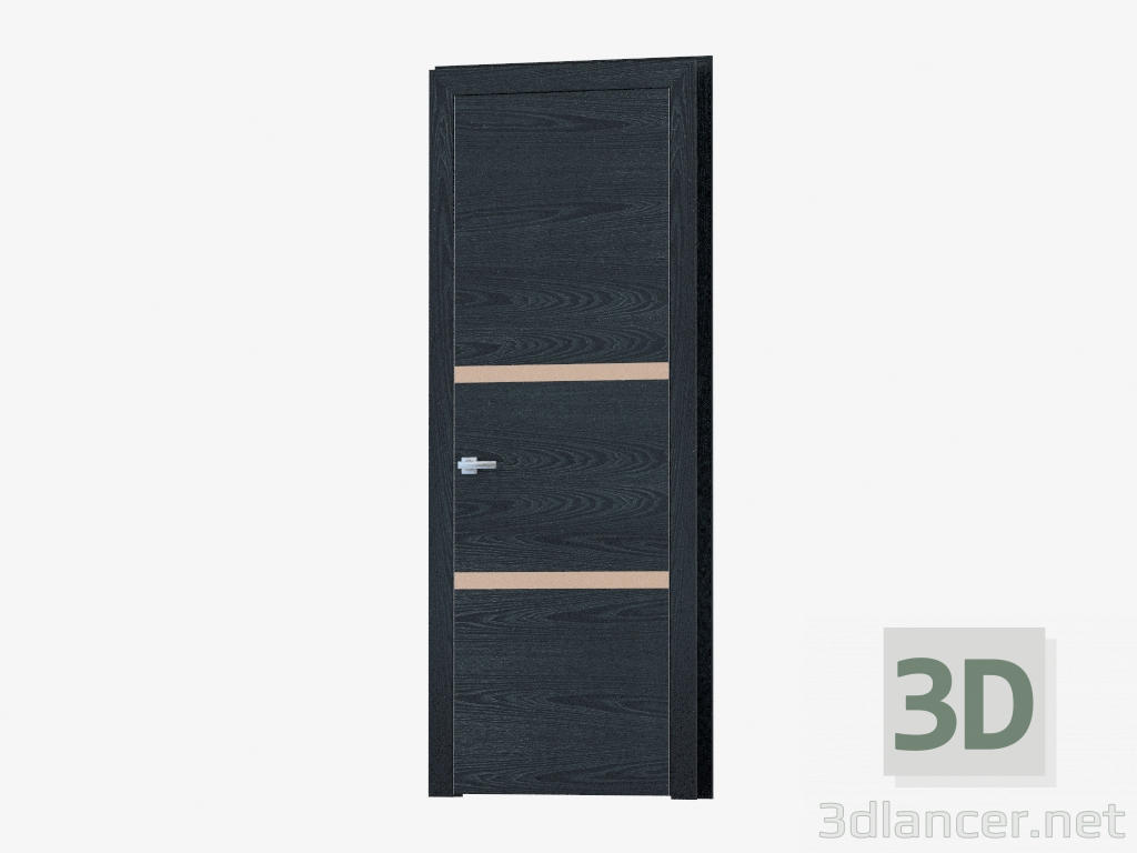 Modelo 3d Porta Interroom (36.30 de prata bronza) - preview