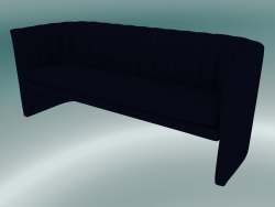 Sofa triple Loafer (SC26, H 75cm, 185x65cm, Velvet 9 Midnight)