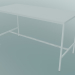 3D modeli Dikdörtgen masa Tabanı Yüksek 85x190x105 (Beyaz) - önizleme