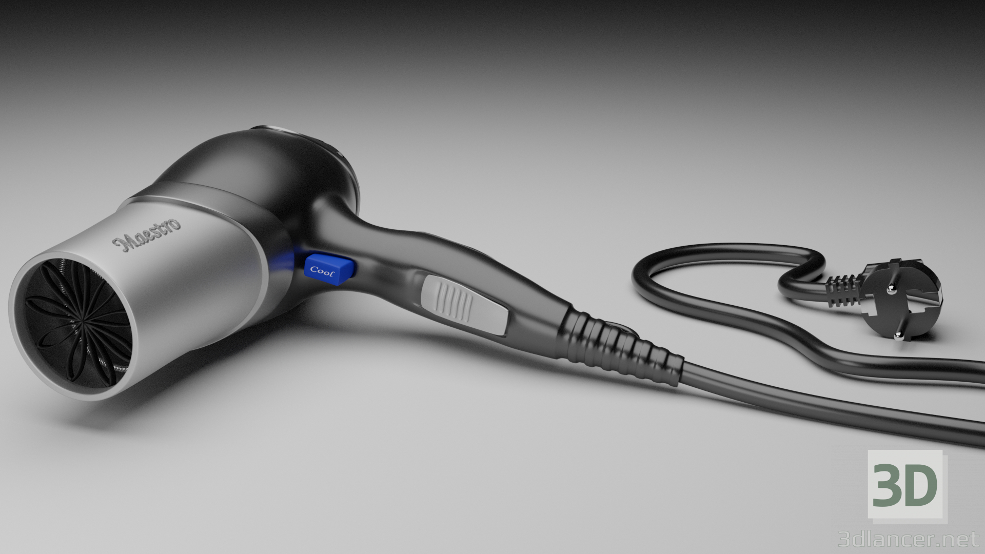 3d model Hairdryer hairdryer | 47055 | 3dlancer.net