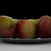 3d Apple model buy - render