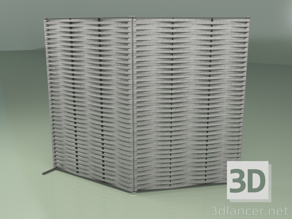3D Modell Wandschirm 101 (Gürtel 25mm Stein) - Vorschau