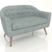 3d model Sofa Florence 2-seater (mint) - preview