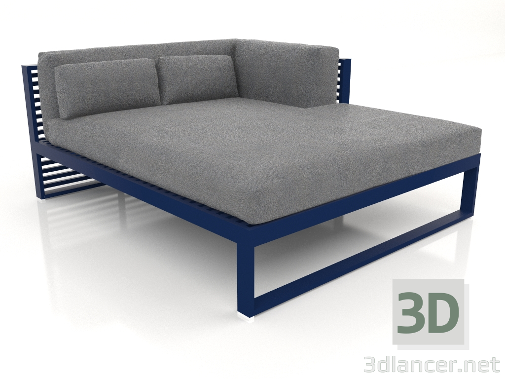 3d model XL modular sofa, section 2 right (Night blue) - preview