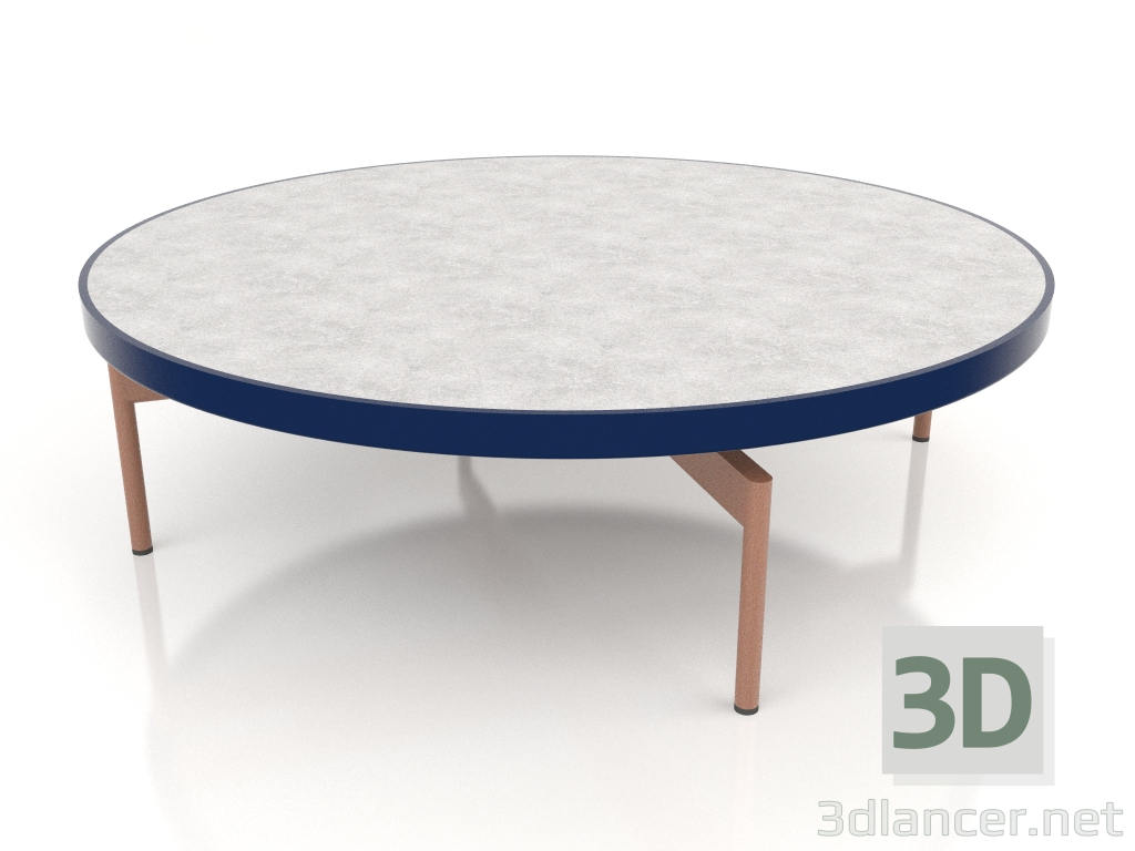3 डी मॉडल गोल कॉफी टेबल Ø120 (रात का नीला, डेकटन क्रेटा) - पूर्वावलोकन