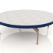 modèle 3D Table basse ronde Ø120 (Bleu nuit, DEKTON Kreta) - preview