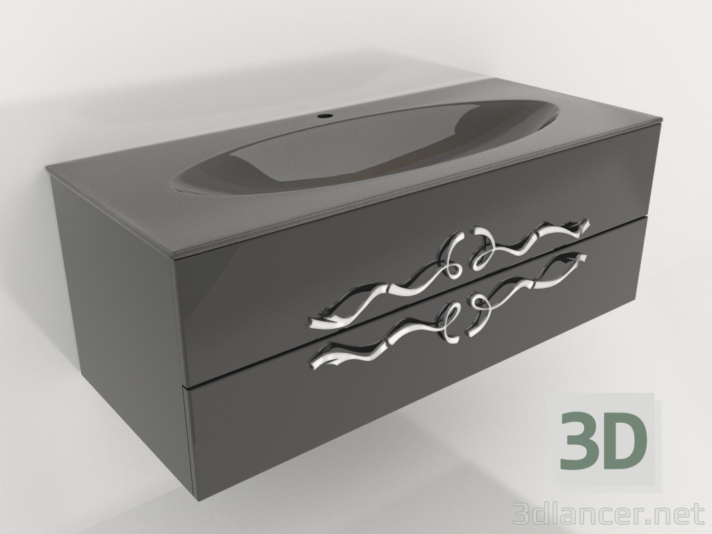 3d model Hanging cabinet 120 cm (Due.01.12) - preview