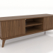 3d model TV cabinet OPEN 1500 mm (light walnut) - preview